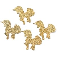 Konfetti Einhorn Gold- Dekoration (handgemacht Konfetti)