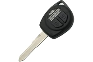 BROVACS Wymienna obudowa kluczyka kompatybilna z SUZUKI SX4 Swift 2-przyciskowa obudowa pilota zdalnego sterowania z pilotem zdalnego sterowania PG105N