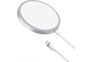 GGTHBRWW Cargador Inalámbrico Magnético para iPhone, 15W Carga Inalámbrico Rápido Compatible con iPhone 14/15/13/12/11 Pro XS MAX XR X Series y 2/3/Pro, Cargador de Inducción Compatible con Samsung Galaxy