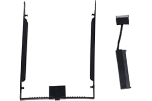 PHILSP Écrou à vis 2.5"SATA Hard Drive Caddy Tray & HDD Cable Connector for -Lenovo ThinkPad P53 Black