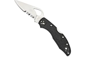 SPYDERCO Byrd By04Psbk2, Coltello Tascabile Unisex – Adulto, Nero, Taglia Unica
