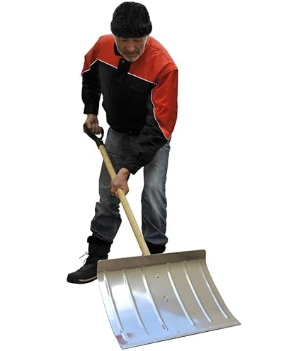 Pala Da Neve Con Manico Ergonomico - Larga 45cm Per Giardino E Auto - Foto 10