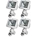 Produktbild 4 x Timeguard weiss sicherheit 500w PIR Energiespar-Halogen-Scheinwerfer