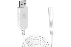 SHUOMAO Charger for Braun Silk Epil 9,USB Charging Power Cord Trimmer Replacement Cable for Braun Silk-epil 9, Silk-epil 7, epil 5, epil 9 Flex Epilator Hair Removal