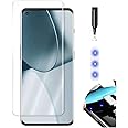 NISHTECH Advanced HD+ Curved UV Tempered Glass Screen Protector Designed for Oppo Reno 6 Pro 5G || Full Screen Coverage with Easy Installation Kit (Anti-Scratch)