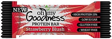 Oh My Goodness Strawberry Blush Gluten Free Protein Bar - Pack Size = 1x12