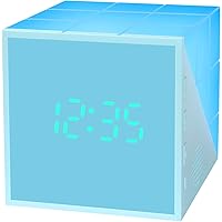 2020 New Kinderwecker Jungen, Kinder wecker Cube Wake Up Kinderwecker Creative Nachttischlampe Snooze-Funktion…