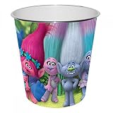 DreamWorks TROLLS - Papierkorb Mülleimer Abfalleimer Eimer Aufbewahrung Kinderzimmer