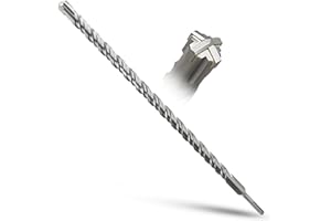 METOTY Punta per trapano SDS Plus, 20 mm x 460 mm, per pietra, cemento, pietra naturale, muro di mattoni