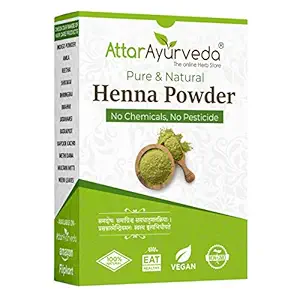 Attar Ayurveda Natural Henna powder for hair Colour and Growth (200 gm)