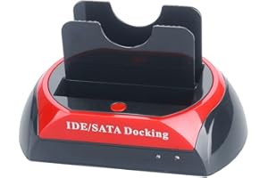 GENERIC USB 2.0 External Hard Drive Docking Station SATA IDE Dual Slots Reader External Enclosure USB 2.0 Hub Supports all 2.5 "/ 3.5" IDE/SATA I/II/III hard disk and SSD