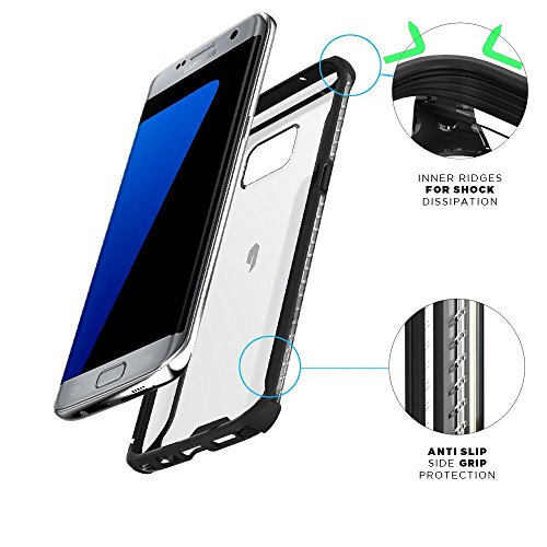 Galaxy S7 Edge Tel fono M vil Poetic Affinity pr mium Serie Fino Fino Protege Da Donde necesario transparente Bumper Carcasa Funda Carcasa de dos materiales para Samsung Galaxy S7 Edge Negro Transparente reviews Galaxy S7 Edge Tel fono M vil Poetic Affinity pr mium Serie Fino Fino Protege Da Donde necesario transparente Bumper Carcasa Funda Carcasa de dos materiales para Samsung Galaxy S7 Edge Negro Transparente