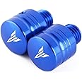 2pcs Motorcycle Mirror Blanking Hole Plugs,M10 x1.25 Fit for Yamaha MT07 FZ07 MT09 FZ09 MT10 MT25 MT125 XSR700 XSR900 NMAX 125 X-Max 300 400