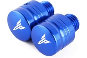 BXMOTO Par M10 X 1.25 CNC Aluminio Roscado Moto Espejo de la motocicleta que tapa Tornillo Tapones Para Yamaha MT07 FZ07 MT09 FZ09 MT10 MT25 MT125 XSR700 XSR900 NMAX 125 X-Max 300 400