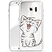 Produktbild finoo | Samsung Galaxy S6 Hard Case Handy-Hülle mit Motiv | dünne stoßfeste Schutz-Cover Tasche in Premium Qualität | Premium Case für Dein Smartphone| Kleine Katze