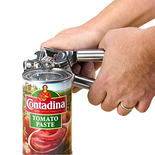 Deckelöffner, Ubegood Rostfreier Edelstahl Konservenöffner/ Multifunktions Dosenöffner Deckelöffner Büchsenöffner (Silber) - 2