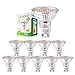 Produktbild Liqoo 10er 5W GU10 LED Lampe LED Birne LED Strahler AC 85-265V Warmweiß 2800K 80Ra kein Strobo Ersetzt 40W Halogenlampe 420 Lumen 120° Abstrahwinkel