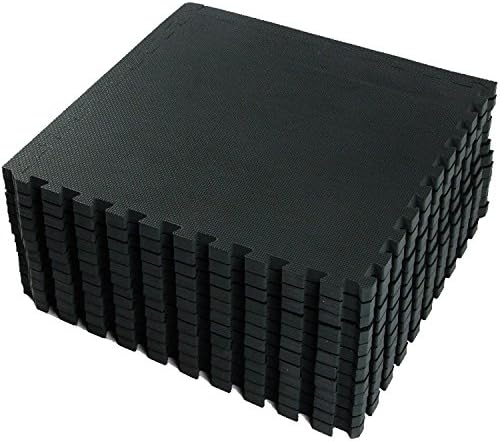 Black 4-8-12-16-20 Pcs Non Slip Exercise Yoga Mats Gym Fitness Gymnastics Soft Foam Floor Mat