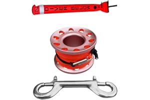 Badiman Scuba Diving SMB Surface Marker Buoy Tube with Dive Reel Spool