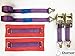 Produktbild 2 x 4mtr, Erholung Car Transporter Spanngurt-Set, groß, Violett