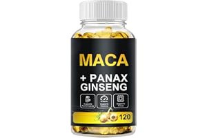 Maca och Ginseng komplexa näringspiller | Lämplig för män, | Förbättra mäns intima prestanda, långsiktig fysisk fitness och mentalt fokus