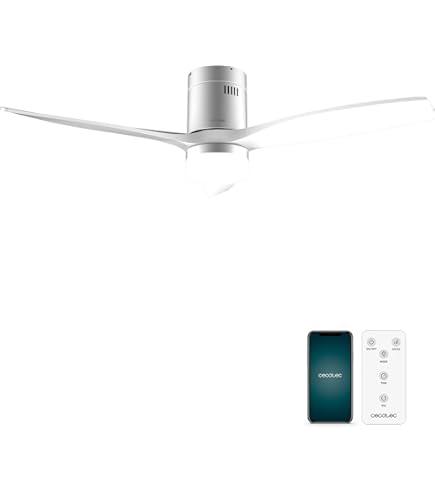 Ventilatore Da Soffitto Cecotec EnergySilence Aero 5500 | Wi-Fi, IP44, 3 Pale, 6 Velocità - Foto 6
