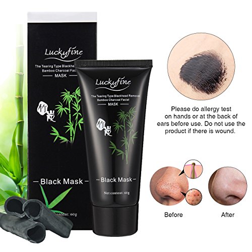 Luckyfine zweite Generation 60g Black Head Ex Akne Peel off Maske Mitesser Gesichtsmaske entfernen Mitesser Reißen-Typ mask - 5
