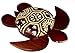 Produktbild Zen Shop Holzschildkröte, Dekoration, handbemalt, 12 cm, Kollektion Wooden Turtle