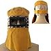 Produktbild emvanv Leder Schweißhelm Full Face Maske Welder elektrische Displayschutzfolie Gap Arbeit Kapuze Solar Auto Verdunkelung Schweißen Objektiv High klare Sicht Filter zu verhindern Funken Schweißen Schlacken Staub