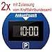 Price comparison product image 2 x Park Lite Electronic Parking Disc Digital Blue with Official License