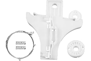 Bossmobil elevalunas Trasero Izquierdo 4/5 Puertas Compatible con VW Passat B5 VW Passat B5 GP Volkswagen Passat B5 Volkswagen B5 GP Kit de reparación Clip Conductor Soporte Ventana