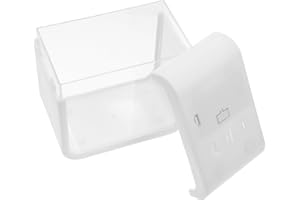 Hohopeti Mini Fish Tank with Light - Transparent Betta Fish Aquarium for Home Decor Desktop or Living Room