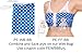 PumpEase Faboulous 50's Collection BelAir (Blue, Medium)