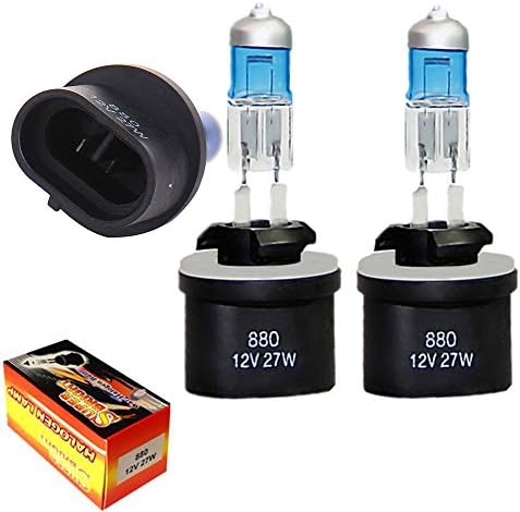 Preptec 2x 880 H27 12v Super Bright Headlight Upgrade Bulbs White 27W Car Van Spot Light