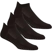 6 Paar Rutschfeste Socken Für Herren – Für Yoga, Pilates, Größe 40-47