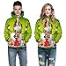 Produktbild R-Cors Unisex 3D Druck Hoodies Kapuzenpullover Langarm Weihnachten Pullover Kapuzenpulli Sweatshirt Kapuzenjacke