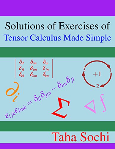 Book's Cover ofSolutions of Exercises of Tensor Calculus Made Simple English Edition