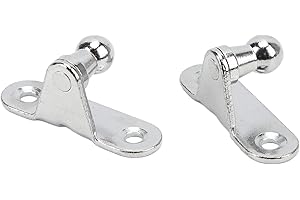 Yosoo Staffa di Montaggio a Sfera per Molla a Gas, 10 mm, Metallo, Universale, 2 Pezzi