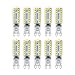 Produktbild Kreema 10 STCKE G9 Bi-Pin Basis LED Gl¨¹hbirne 2835 SMD, 12 Watt Halogen Ersatzlampe, AC220V-240V Dimmbare Energiesparlampe Cool White LD119