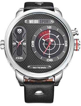 Alienwork Quarz Armbanduhr XXL Oversized Quarzuhr Uhr Outdoor schwarz Polyurethan OS.WH-3409-1
