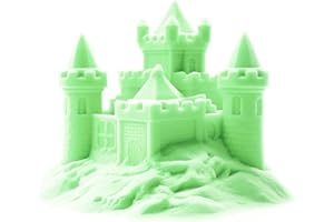 KOKOBOX Sable Magique Recharge Enfant 2 3 4 5 Ans Avec BAC 940g Sable Cinétique Recharge Sable Coloré Magic Sand Fille Garçons Loisirs Creatifs Cadeau Noël Enfants Activites Manuelles-Vert