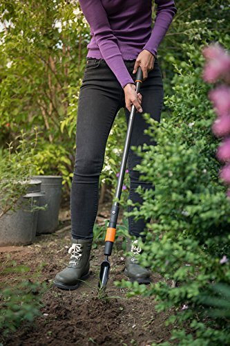 Fiskars Unkrautstecher, Werkzeugkopf, Breite 3,5 cm, Stahl-Kopf, Schwarz/Orange, QuikFit, 1000731 - 3