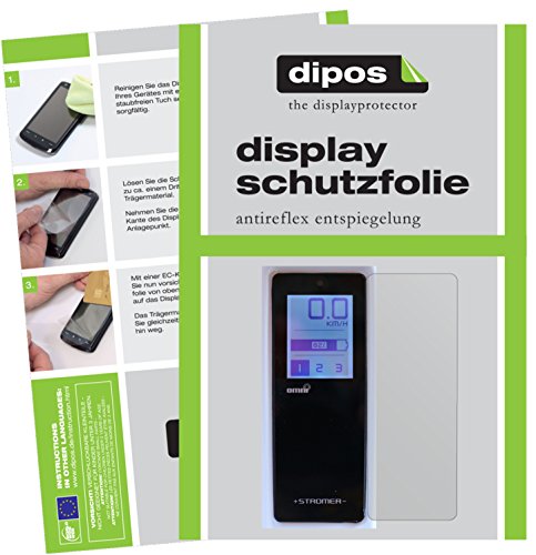 dipos I 3x Screen Protector matte compatible with Stromer ST2 Omni-Display Protection Films