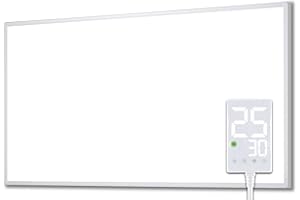 Heidenfeld Infrarotheizung HF-HP100-3 | 𝟭𝟬 𝐉𝐀𝐇𝐑𝐄 𝐆𝐀𝐑𝐀𝐍𝐓𝐈𝐄 - 800 Watt - Bis 19 m² - Infrarot Heizkörper - Elektroheizung mit Thermostat - Überhitzungsschutz (HF-HP100-3 800 Watt)