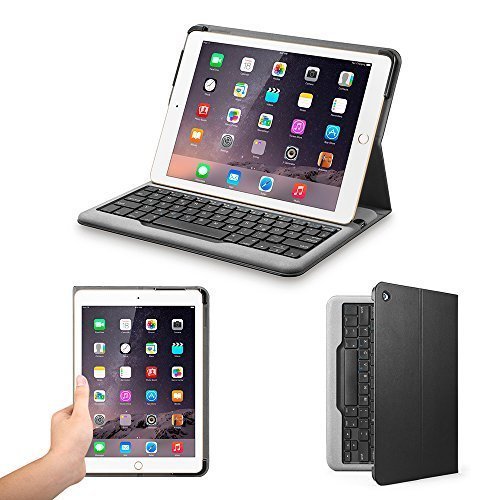 Anker Bluetooth Folio Tastatur Case Hülle für iPad Air 2 — Smart Case mit Auto Wake / Sleep Funktion, Komfortable Tasten und 6 Monate Akkulaufzeit zwischen den Ladungen (ausschließlich für iPad Air 2) - 3