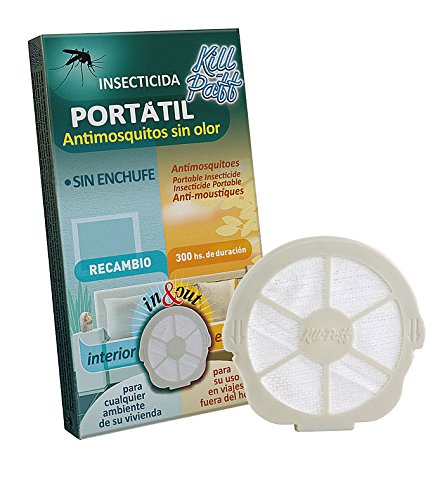 KILL-PAFF - Recambio para difusor portátil de insecticida antimosquitos - [Pack de 6]