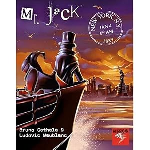 Asmodee Mister Jack – Juego de Estrategia (Idioma español no garantizado)