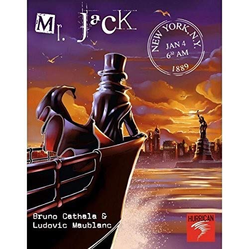 Asmodee Mister Jack - Juego de Estrategia (Idioma español no garantizado)