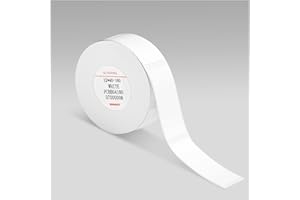 JADENS Label Maker Tape, Adapted Label Printer Paper, Standard Self-Adhesive Labeling Tape Address Labels Replacement, Office Custom Stickers for D11/D110 Label Maker