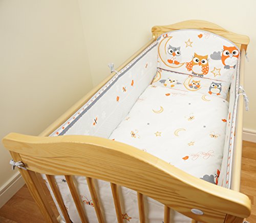Nursery Baby Cot Bed Bumper / Pad 60x120 / 360cm Long All Round Bumper - PATTERN 6